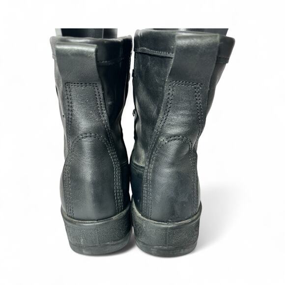 Wellco Navy Style Safety Flight Deck Military Vibram Sole Combat Boots Shoes 9R - Picture 6 of 10